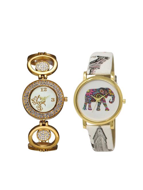 set of 2 analog watch combo(lk-204-243) - 16415347 - Very Small Image - 1