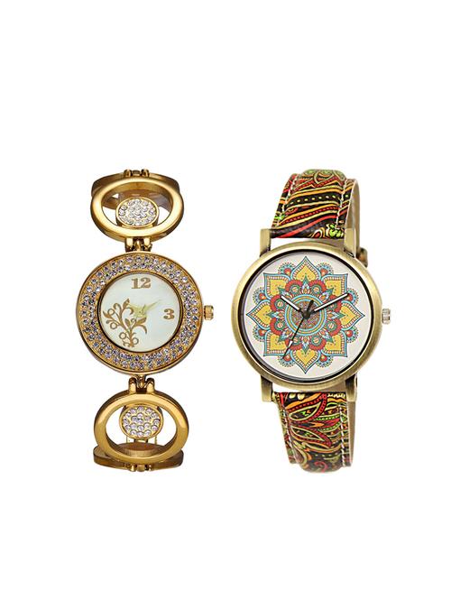 set of 2 analog watch combo(lk-204-248) - 16415352 - Very Small Image - 1