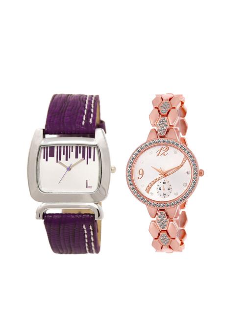 set of 2 analog watch combo(lk-207-215) - 16415396 - Very Small Image - 1