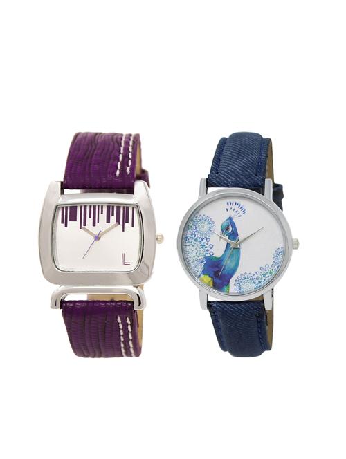 set of 2 analog watch combo(lk-207-241) - 16415416 - Very Small Image - 1