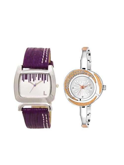 set of 2 analog watch combo(lk-207-249) - 16415424 - Very Small Image - 1
