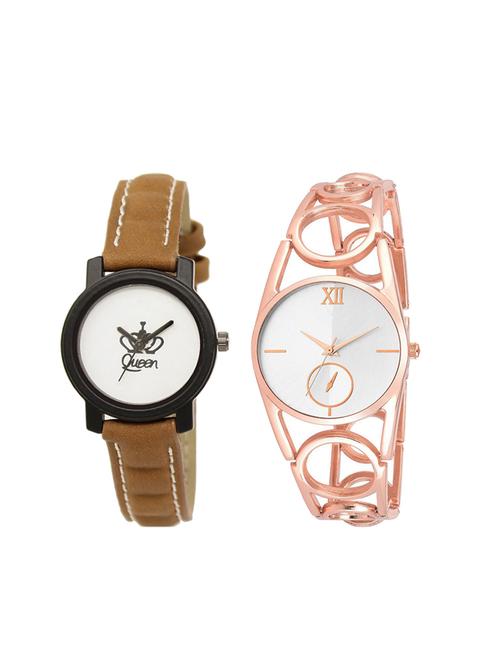 set of 2 analog watch combo(lk-209-213) - 16415462 - Very Small Image - 1
