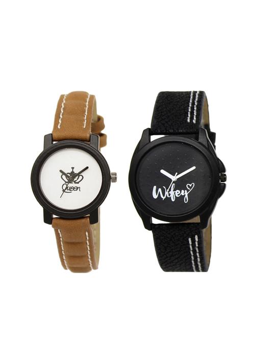 set of 2 analog watch combo(lk-209-234) - 16415477 - Very Small Image - 1