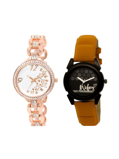 set of 2 analog watch combo(lk-210-235) - 16415510 - Very Small Image - 1