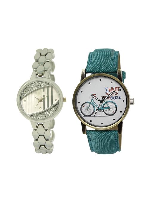 set of 2 analog watch combo(lk-223-229) - 16415701 - Very Small Image - 1