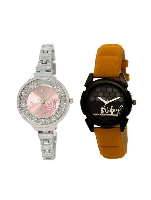 set of 2 analog watch combo(lk-226-235) - 16415775 - Very Small Image - 1