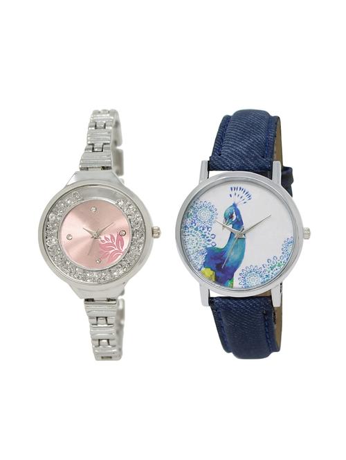 set of 2 analog watch combo(lk-226-241) - 16415780 - Very Small Image - 1