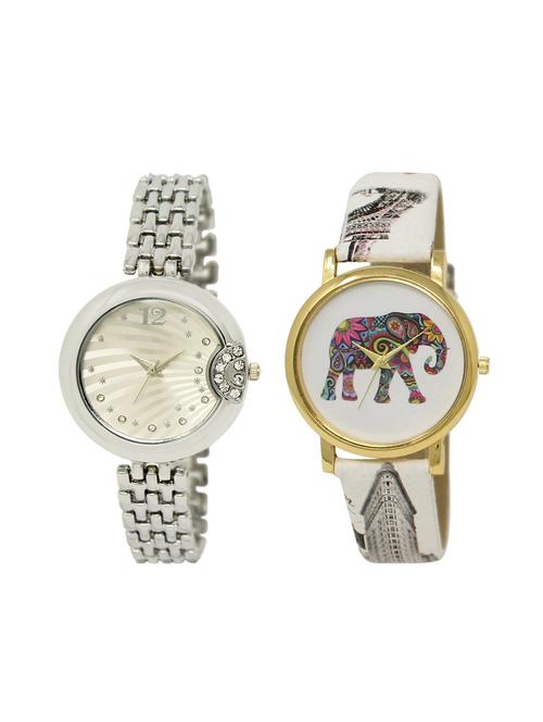set of 2 analog watch combo(lk-227-243) - 16415803 - Very Small Image - 1