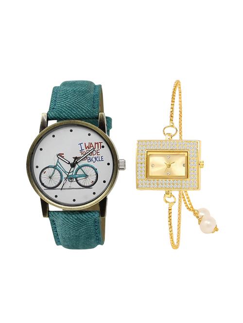 set of 2 analog watch combo(lk-229-247) - 16415846 - Very Small Image - 1