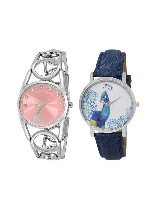 set of 2 analog watch combo(lk-233-241) - 16415891 - Very Small Image - 1