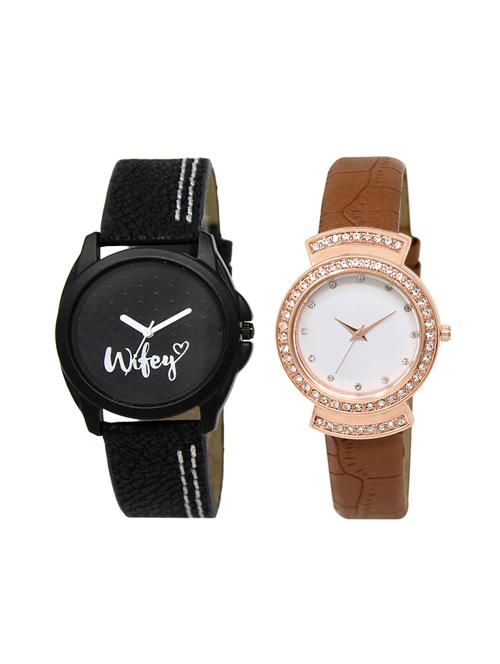 set of 2 analog watch combo(lk-234-245) - 16415910 - Very Small Image - 1