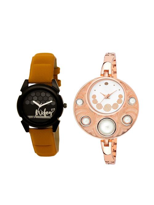 set of 2 analog watch combo(lk-235-246) - 16415925 - Very Small Image - 1