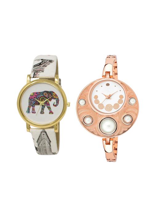 set of 2 analog watch combo(lk-243-246) - 16415995 - Very Small Image - 1