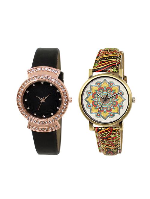set of 2 analog watch combo(lk-244-248) - 16416003 - Very Small Image - 1