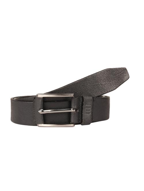 charcol black leather belt - 16418857 - Very Small Image - 1