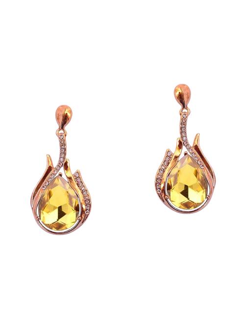 yellow drop earring - 16421743 - Very Small Image - 1