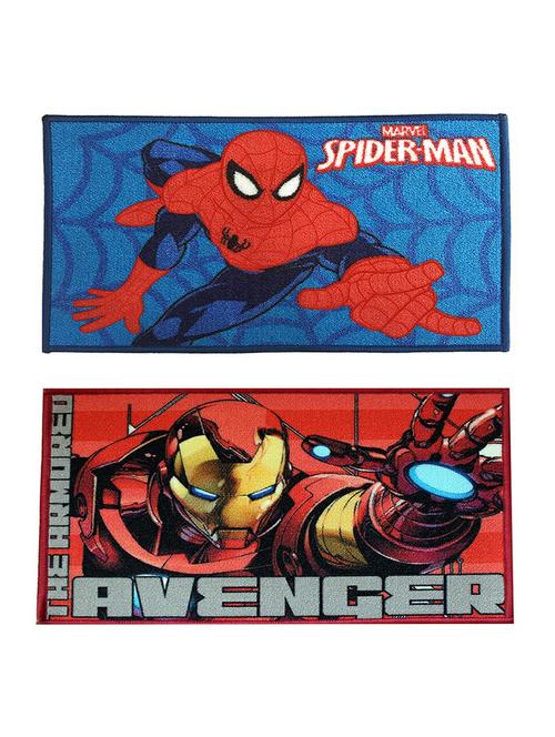 set of 2 multi colored polyester mat - 16423525 - Very Small Image - 1