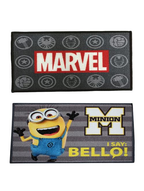 set of 2 multi colored polyester mat - 16423553 - Very Small Image - 1