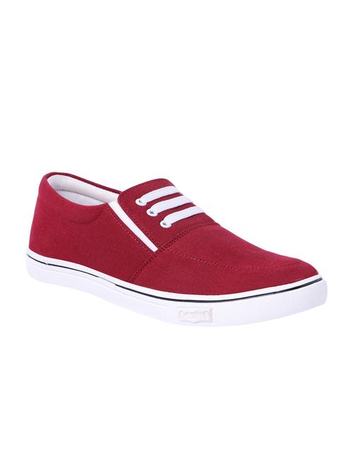 footprint maroon canvas slipons - 16424300 - Very Small Image - 1