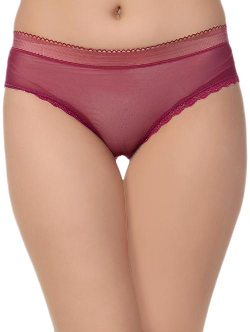 floral laced mid rise tanga - 16425009 - Very Small Image - 1