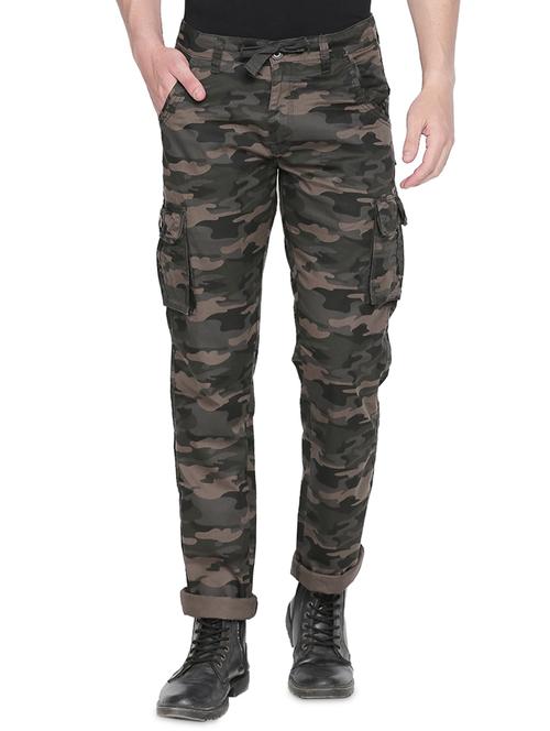green camouflage print cargo - 16425023 - Very Small Image - 1