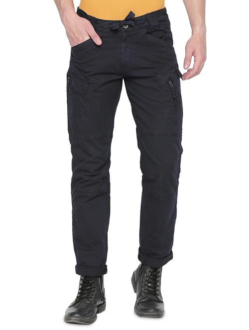 navy blue solid cargo - 16425054 - Very Small Image - 1