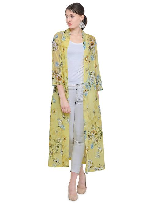 floral long-line shrug - 16425403 - Very Small Image - 1