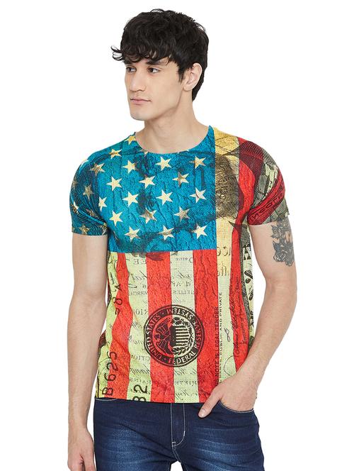 multi colored graphic print t-shirt - 16427322 - Very Small Image - 1