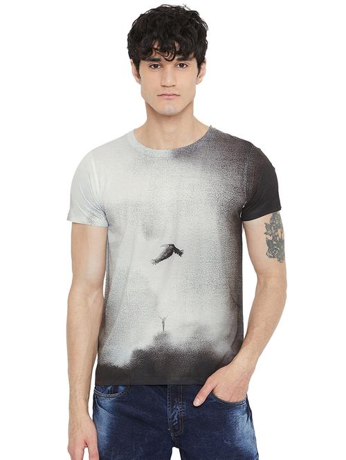 monochrome printed t-shirt - 16427328 - Very Small Image - 1