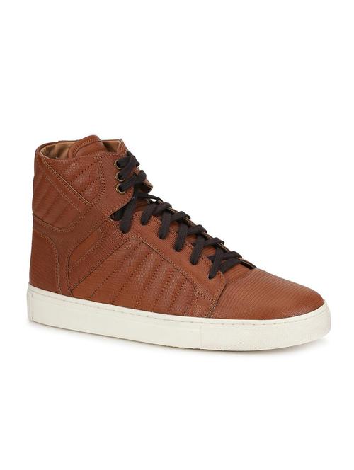 brown pu laceup boots - 16429440 - Very Small Image - 1