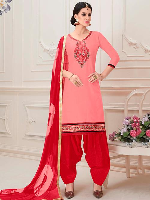 embroidered unstitched suit - 16431217 - Very Small Image - 1