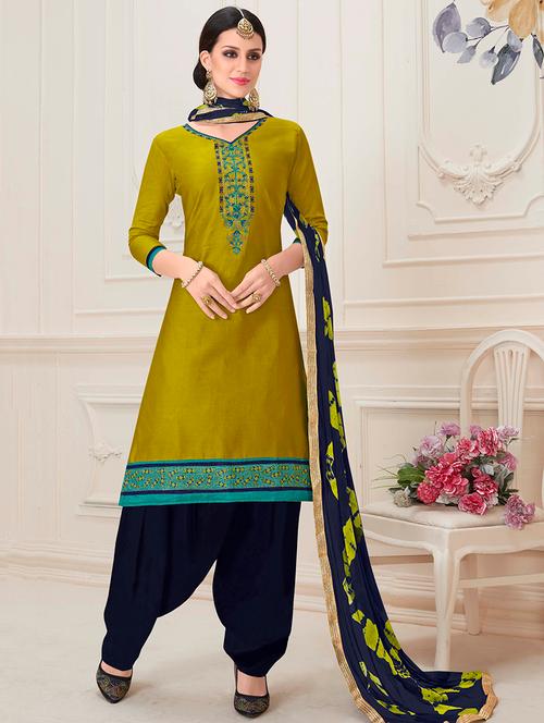 embroidered unstitched suit - 16431220 - Very Small Image - 1