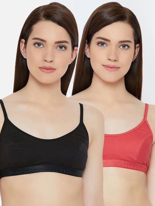 set of 2 solid beginners bra - 16431223 - Very Small Image - 1