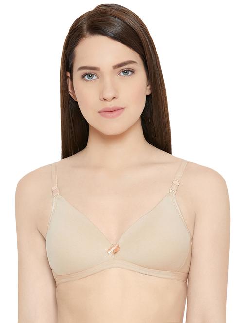 bow patch solid bra - 16431352 - Very Small Image - 1