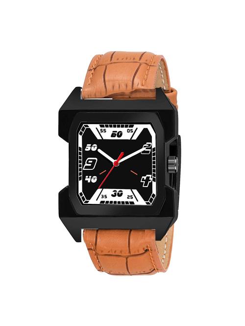 kajaru leather strap analog watch-(k_444) - 16431669 - Very Small Image - 1