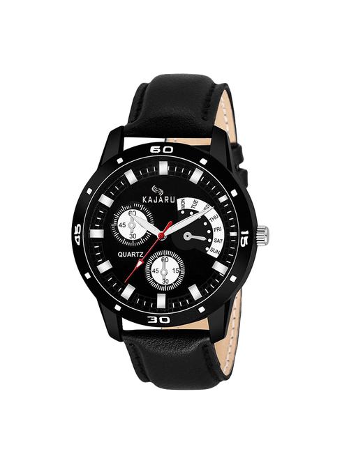 kajaru leather strap analog watch-(k_452) - 16431677 - Very Small Image - 1