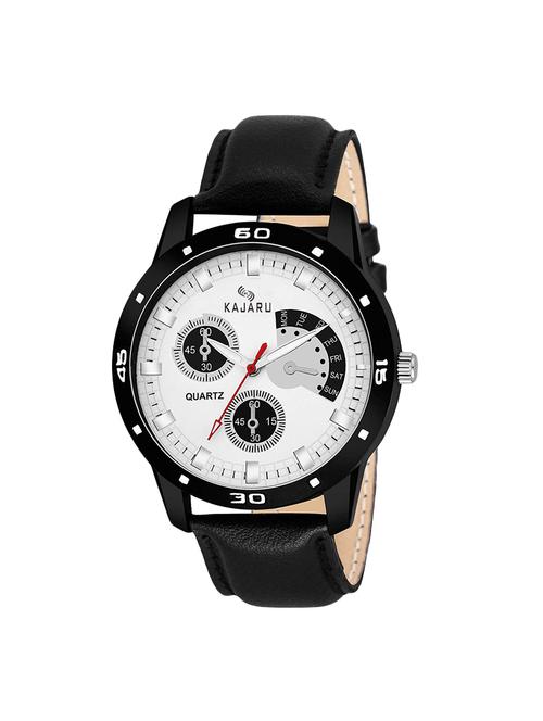 kajaru leather strap analog watch-(k_453) - 16431678 - Very Small Image - 1