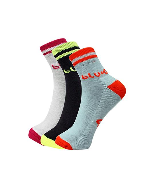 women pack of 3 printed above ankle length sock - 16435322 - Very Small Image - 1