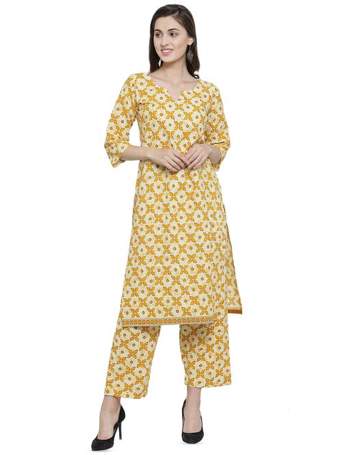 printed kurta palazzo set - 16436511 - Very Small Image - 1