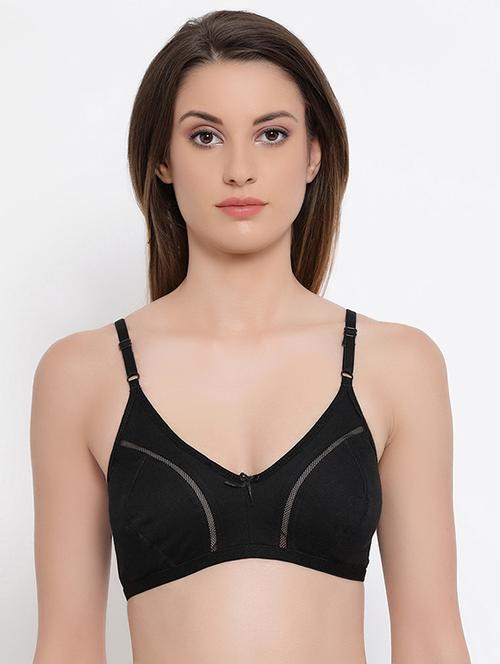 mesh insert bow patch bra - 16436836 - Very Small Image - 1
