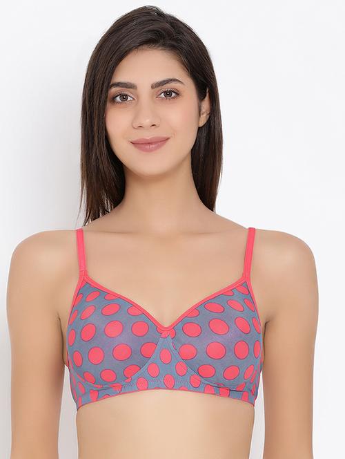 lightly padded polka dot bra - 16436848 - Very Small Image - 1