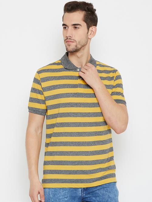 yellow striped t-shirt - 16437982 - Very Small Image - 1