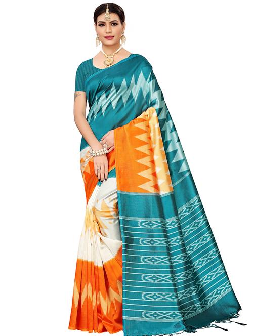 chevron banarasi saree with blouse - 16438544 - Very Small Image - 1