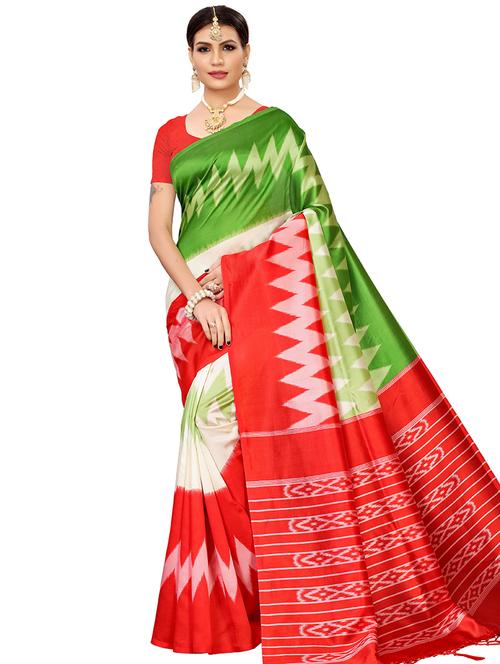 chevron banarasi saree with blouse - 16438545 - Very Small Image - 1