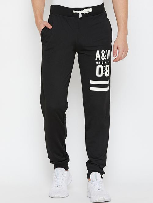 black printed joggers - 16438803 - Very Small Image - 1