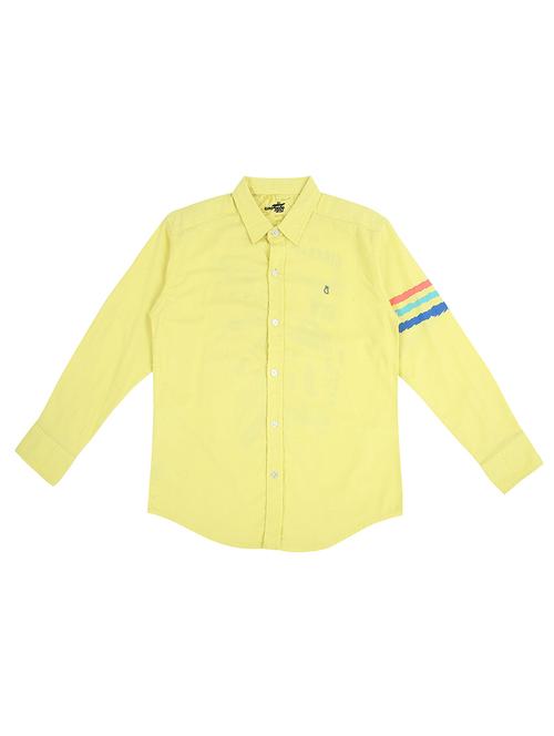 curved hem quirky print shirt - 16439222 - Very Small Image - 1