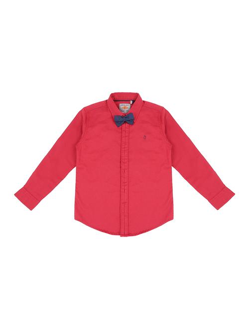 red cotton shirt - 16439259 - Very Small Image - 1