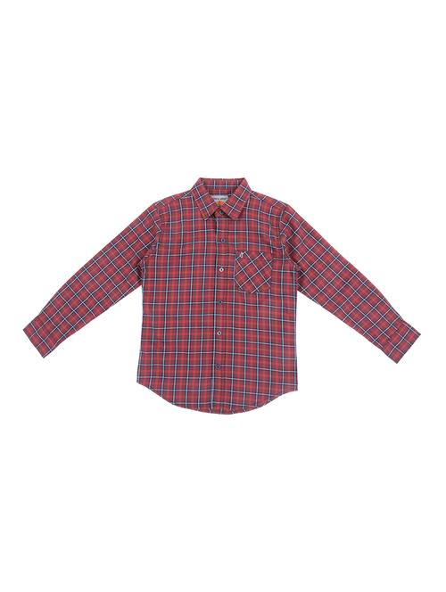 curve hem checkered shirt - 16439265 - Very Small Image - 1