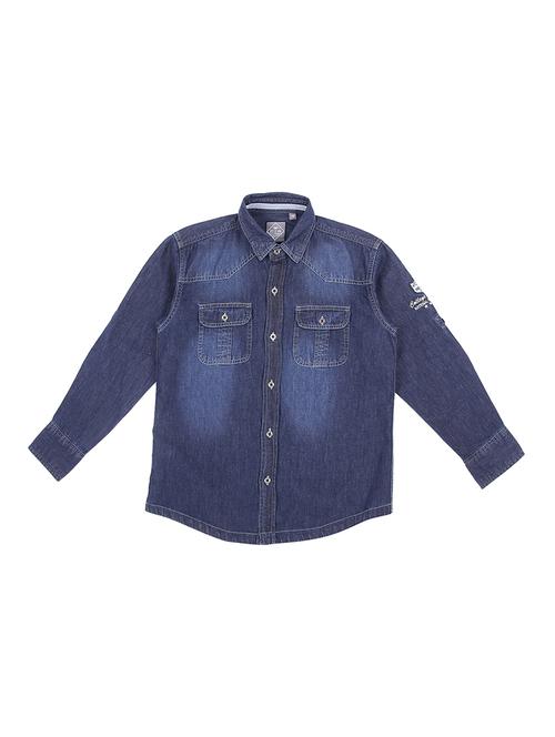 curve hem pocket patched shirt - 16439290 - Very Small Image - 1