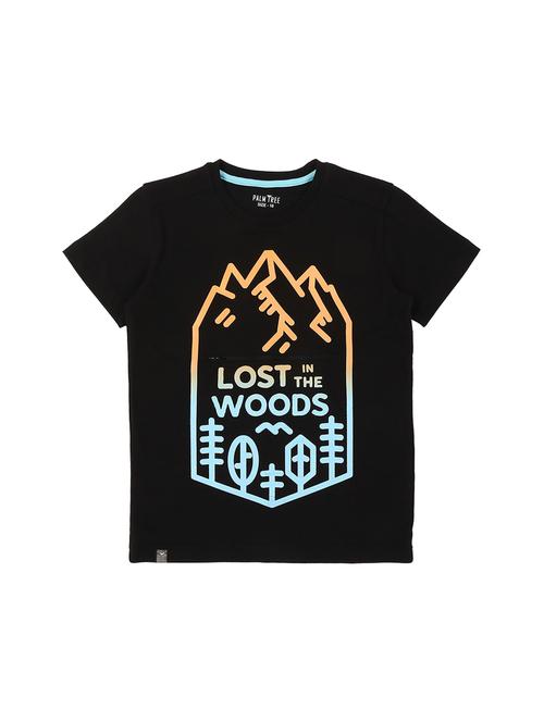crew neck quirky print t-shirt - 16439422 - Very Small Image - 1